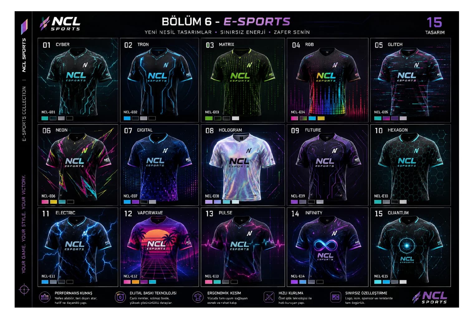 E-Sports forma koleksiyonu